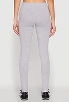 Womens New York Since 1995 Bear Graphic Leggings, Grey, Size XL