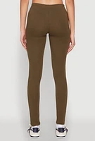 Womens Faith Over Fear Leggings, Green, Size XL