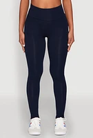 Womens High Waist Cropped Pocket Leggings,