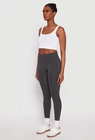 Womens High Waist Leggings 2 Pack, Multi, Size S-M