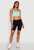 Womens Cellphone Pocket Biker Shorts,