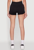 Womens High Waisted Dolphin Shorts for Activewear,