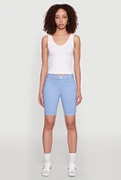 Womens Hyper Stretch Pull On Bermuda Shorts,
