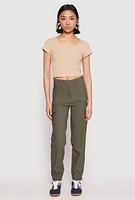 Womens Hyperstretch Cargo Pants, Green, Size M