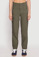 Womens Hyperstretch Cargo Pants, Green, Size M