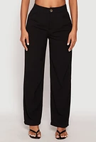 Womens High Waist Wide Leg Dress Pants,