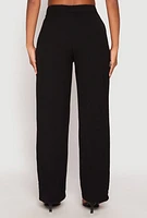 Womens High Waist Wide Leg Dress Pants,