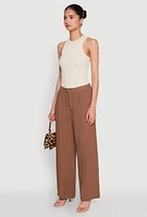 Womens Wide Leg Dress Pants, S
