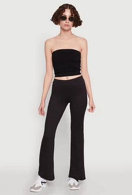 Womens High Waist Flared Yoga Pants,