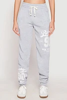 Womens Brooklyn New York City Sweatpants, Grey, Size S