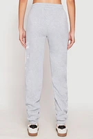 Womens Brooklyn New York City Sweatpants, Grey, Size S