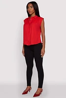 Womens Body Contour High Waist Dress Pants, Black, Size S