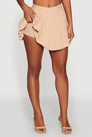 Womens Mini Pleated Skort,