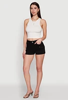 Womens WAX Twill Cargo Pocket Shorts, S