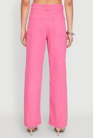 Womens Spoon Jeans Straight Leg Jeans, Pink, Size S