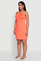 Womens Almost Famous Rope Strap Mini Dress,