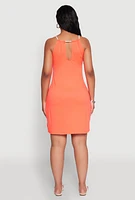 Womens Almost Famous Rope Strap Mini Dress,