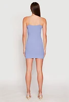 Womens Ribbed Knit Cami Bodycon Dress,