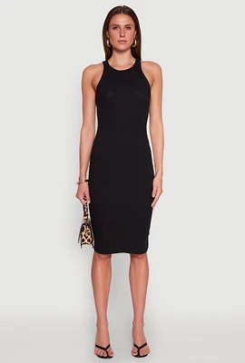Womens Racerback Midi Tank Dress,