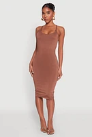 Womens Scoop Neck Cami Dress,