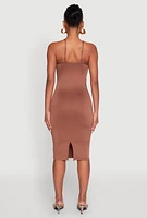 Womens Scoop Neck Cami Dress,