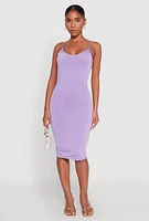 Womens Scoop Neck Cami Dress,