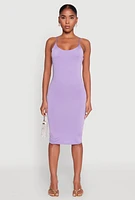 Womens Scoop Neck Cami Dress,