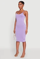 Womens Scoop Neck Cami Dress,