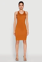 Womens Scoop Neck Tank Dress,