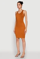 Womens Scoop Neck Tank Dress,