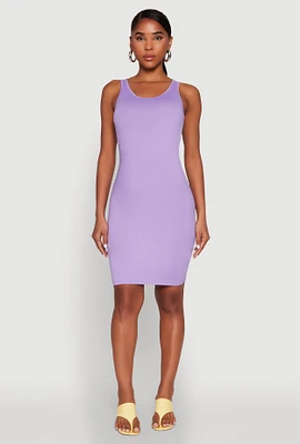 Womens Scoop Neck Tank Dress,