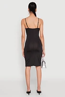 Womens Twist Front Cut Out Dress,