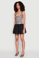 Womens Printed Pattern Bubble Hem Dress, Multi, Size XL