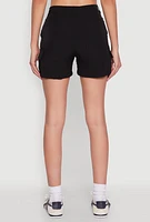Womens Nylon Cargo Shorts,