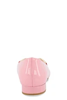 Womens Horsebit Buckle Ballet Flats,