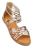 Womens Strappy Gladiator Sandals, 6