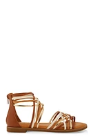 Womens Strappy Gladiator Sandals, Multi,