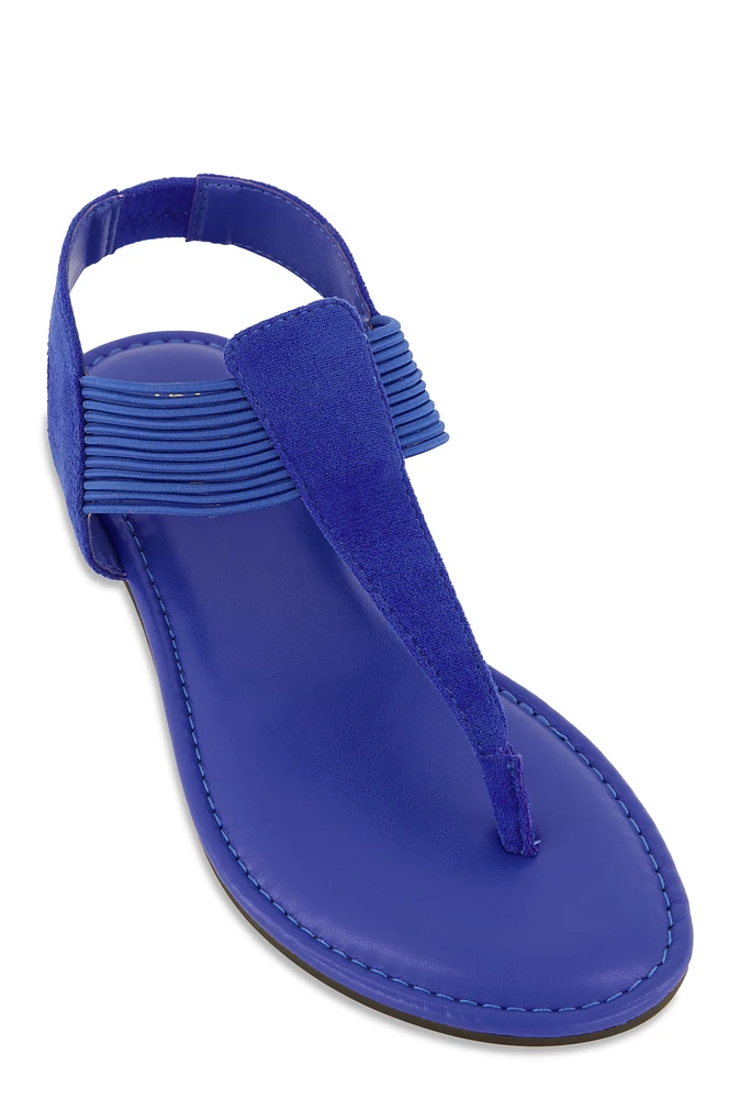 Womens Corded Thong Sandals,