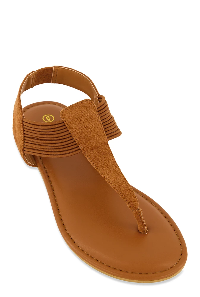 Womens Corded Thong Sandals,