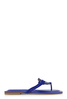 Womens Rhinestone Geo Pendant Thong Slide Sandals,
