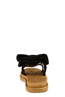 Womens Bow Espadrille Slide Sandals,