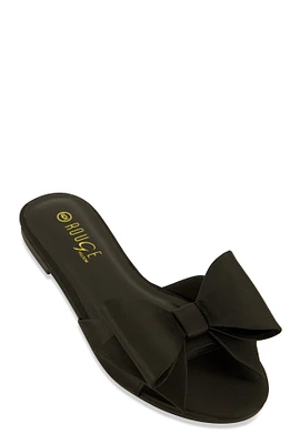 Womens Bow Slide Sandals,
