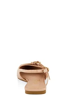 Womens Slingback Buckle Flats,