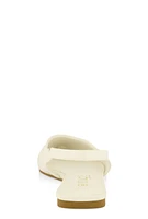 Womens Slingback Pointed Toe Flats, White, Size 6.5