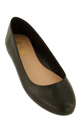 Womens Round Toe Ballet Flats,