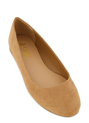 Womens Round Toe Ballet Flats,