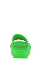 Womens Stylish EVA Foam Open Toe Slide Sandals,