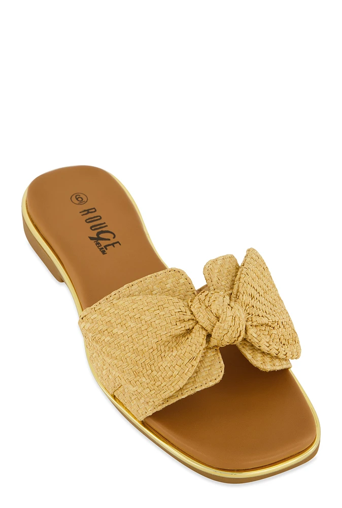 Womens Bow Knot Band Sandals,