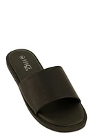 Womens Single Band Slide Sandals,