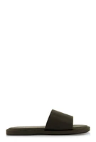 Womens Single Band Slide Sandals,